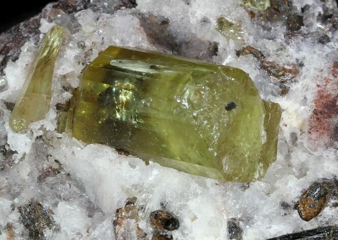 Apatite Crystal In Matrix - Durango, Mexico #33846